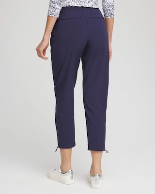 CAPRI RIB PANTS【size1】 Zenergy® UPF Rib Mix Cropped Pants | Chico's